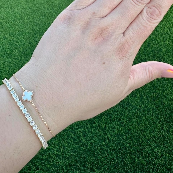 Gold Tennis Bracelet - Picture 5 of 5